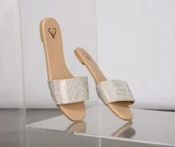 Windsor. Reign In Glam Rhinestone Slides