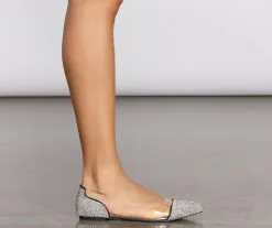 Windsor. All That Shine Rhinestone Flats -Formal Dresses Online Shop 07405 0030 5