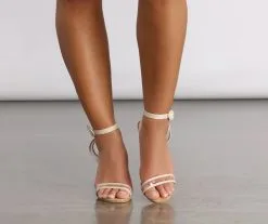 Windsor. Sassy PVC Strap Cork Wedges -Formal Dresses Online Shop 07406 0117 5