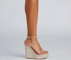 Windsor. Sparks Fly Rhinestone Wedges -Formal Dresses Online Shop 07406 0276 2