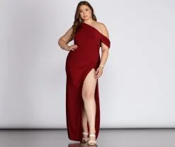 Windsor. Plus Kaleigh Off Shoulder Dress 22 Windsor. Plus Kaleigh Off Shoulder Dress -Formal Dresses Online Shop 15002 0026 1