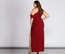 Windsor. Plus Kaleigh Off Shoulder Dress 25 Windsor. Plus Kaleigh Off Shoulder Dress -Formal Dresses Online Shop 15002 0026 4