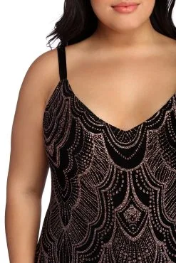 Windsor. Plus Roseanna Formal Glitter Dress -Formal Dresses Online Shop 15002 0089 4