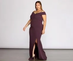 Windsor. Plus Aurora Formal High Slit Mermaid Dress -Formal Dresses Online Shop 15002 0092 4 b9ecb687 151b 4f64 9c42 7a5d87cf16fe