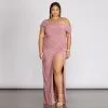 Windsor. Plus Kaleigh Off Shoulder Dress -Formal Dresses Online Shop 15002 0100 1