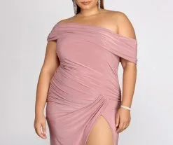 Windsor. Plus Kaleigh Off Shoulder Dress 20 Windsor. Plus Kaleigh Off Shoulder Dress -Formal Dresses Online Shop 15002 0100 3 8288ff21 7533 4e21 948a cf1521ef5c06