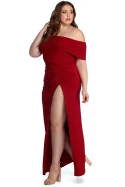 Windsor. Plus Kaleigh Off Shoulder Dress 30 Windsor. Plus Kaleigh Off Shoulder Dress -Formal Dresses Online Shop 15002 0107 1
