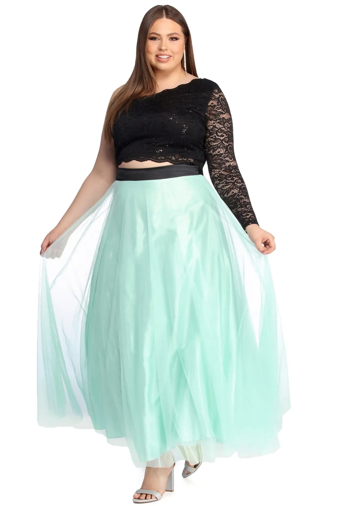 Windsor. Plus Victoria Two Piece Lace Dress 4 Windsor. Plus Victoria Two Piece Lace Dress - Image 2