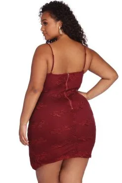 Windsor. Plus Lace Darling Mini Dress -Formal Dresses Online Shop 15101 0085 1