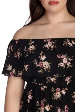 Windsor. Plus Floral Fiesta Maxi Dress -Formal Dresses Online Shop 15102 0033 4